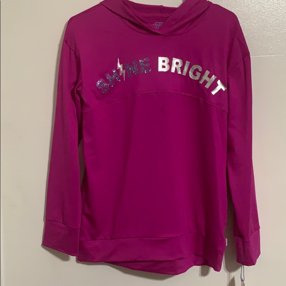 More than magic girls long sleeve pink hoodie